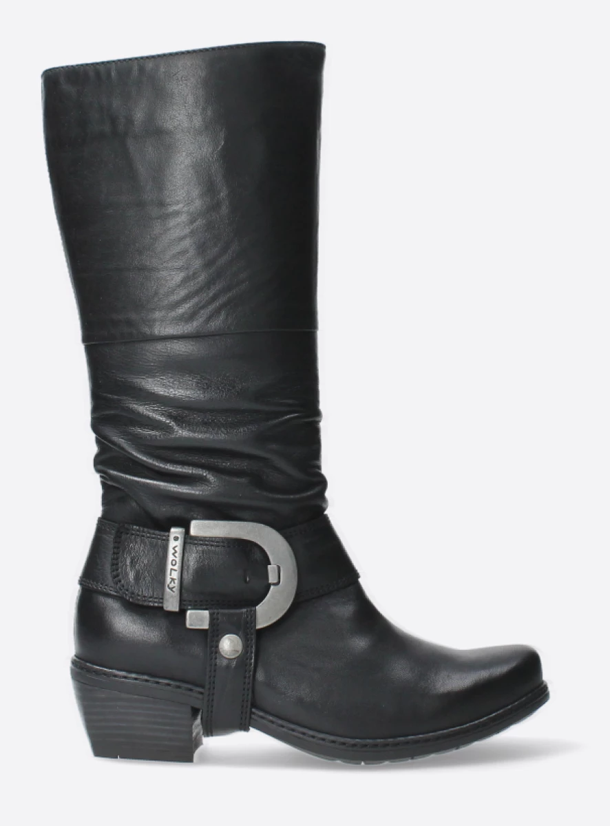 Wolky Stiefel 00456 La Banda 2000 Leder schwarz