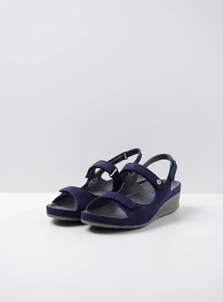 Wolky Sandalen 00425 Shallow 10600 Nubukleder lila