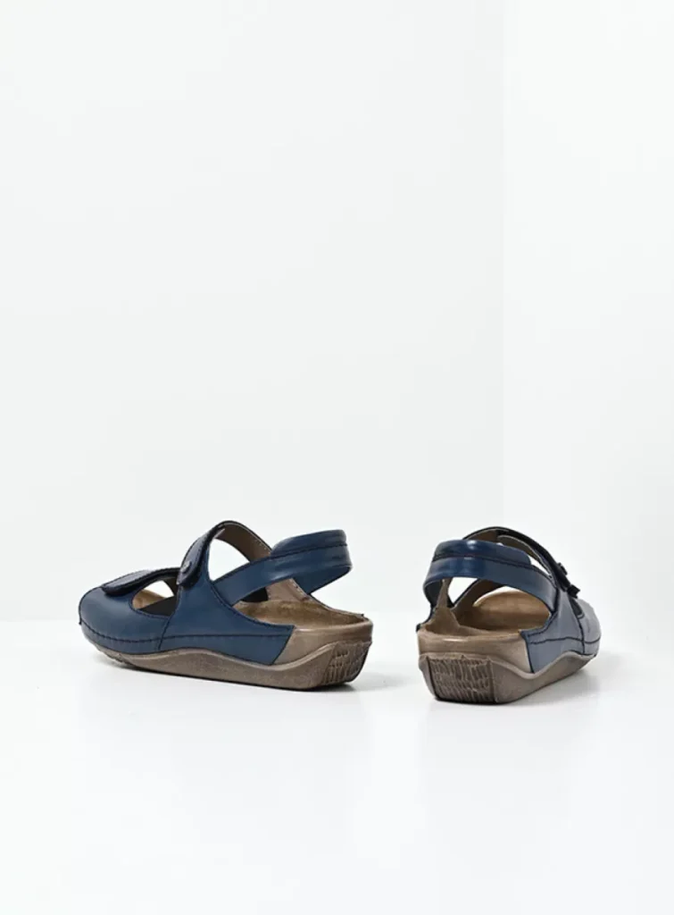 Wolky Sandalen 00537 Alberta 50820 Leder denimblau