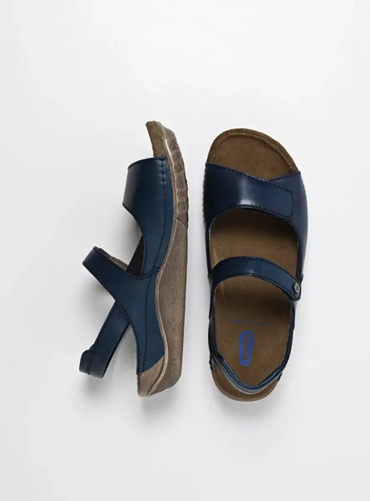 Wolky Sandalen 00537 Alberta 50820 Leder denimblau