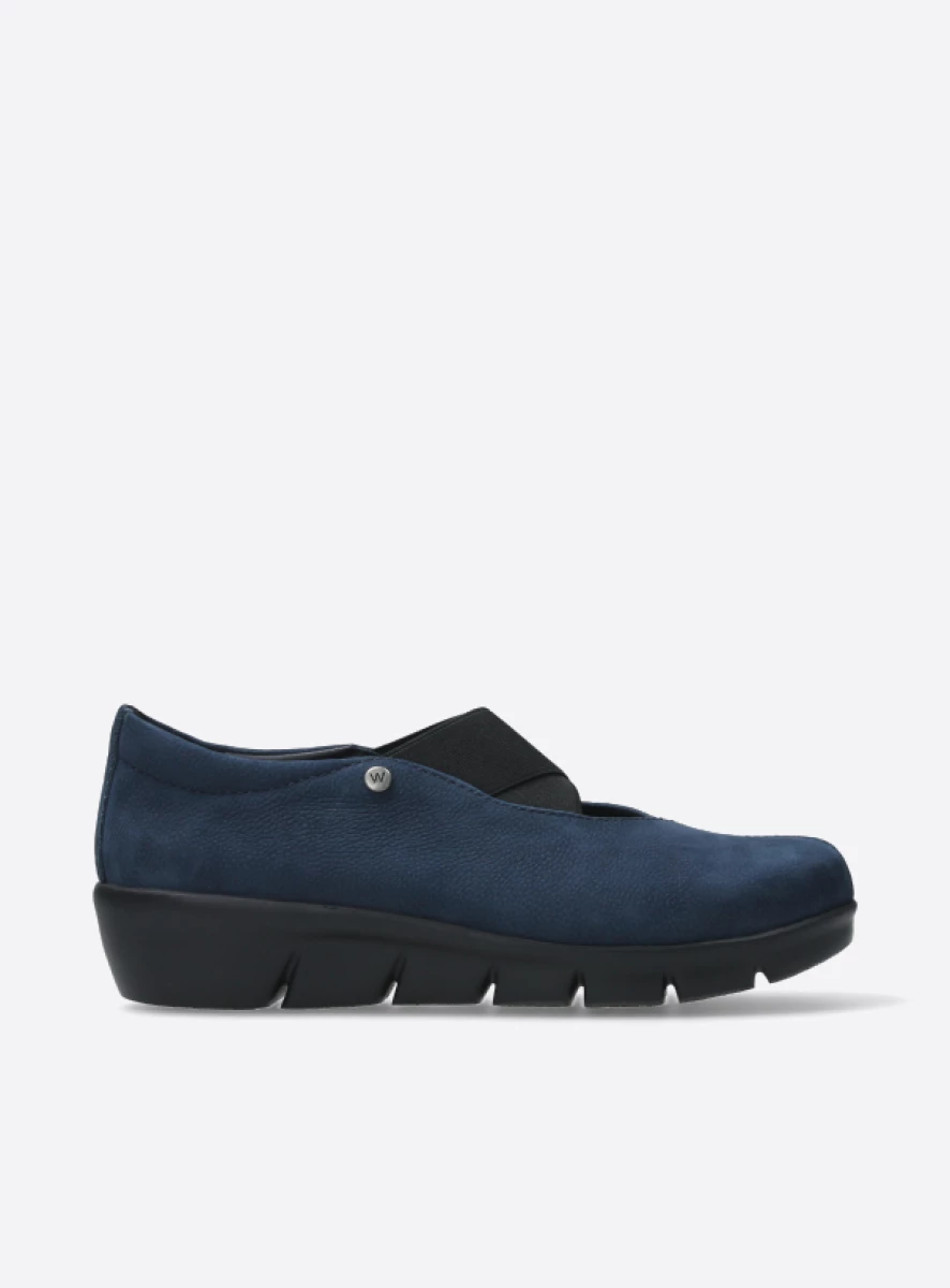 Wolky Ballerinas 00665 Cursa 11820 Nubukleder blau