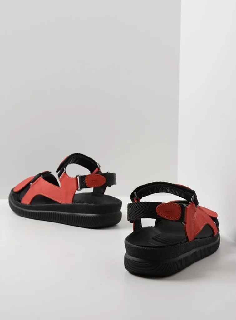 Wolky Sandalen 00710 Energy Lady 50500 gefettetes Leder rot