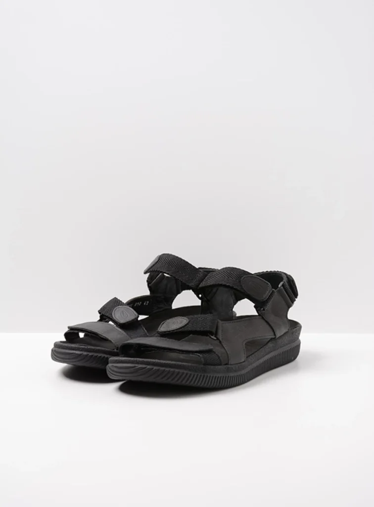 Wolky Sandalen 00711 Energy Men 50000 gefettetes Leder schwarz