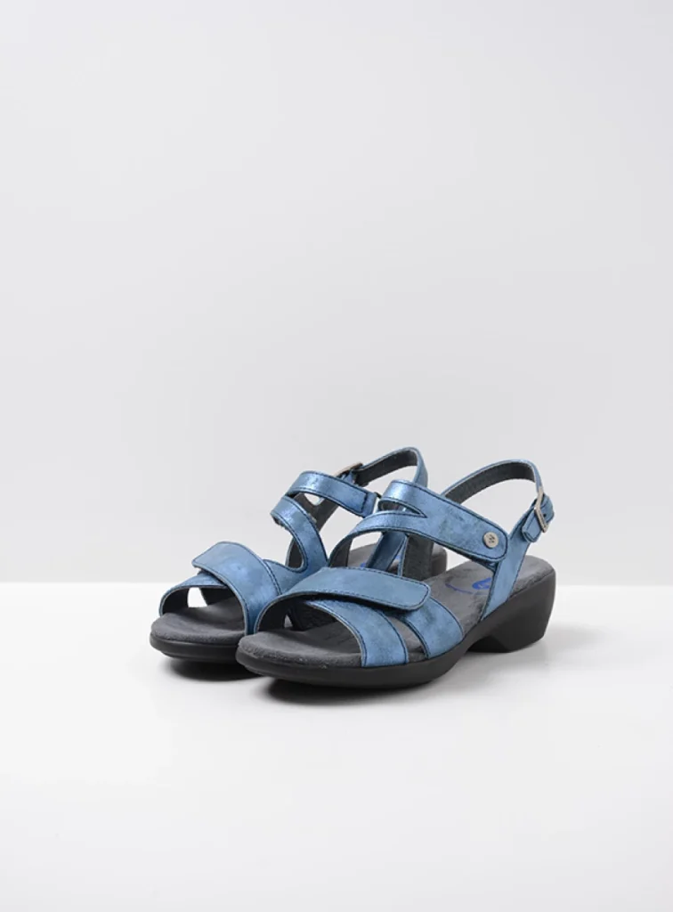 Wolky Sandalen 00776 Fria 10820 Nubuckleder denim