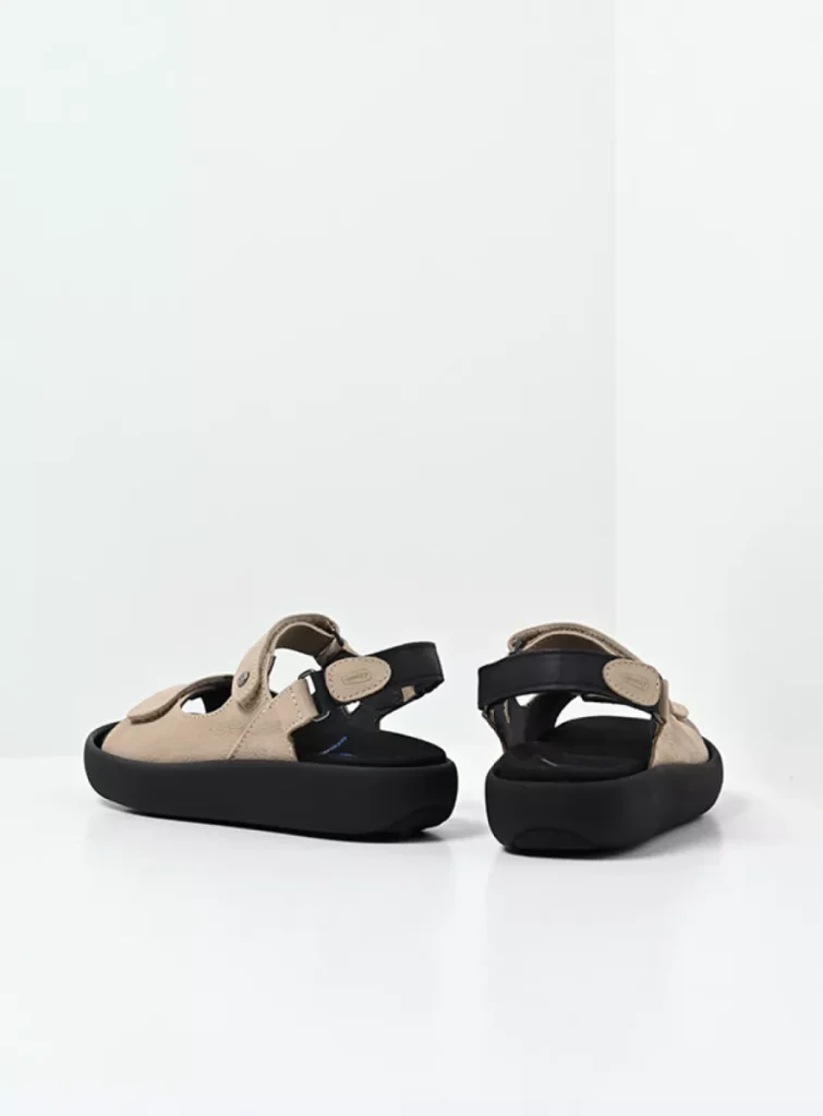 Wolky Sandalen 00827 Celine 11125 Nubukleder safari