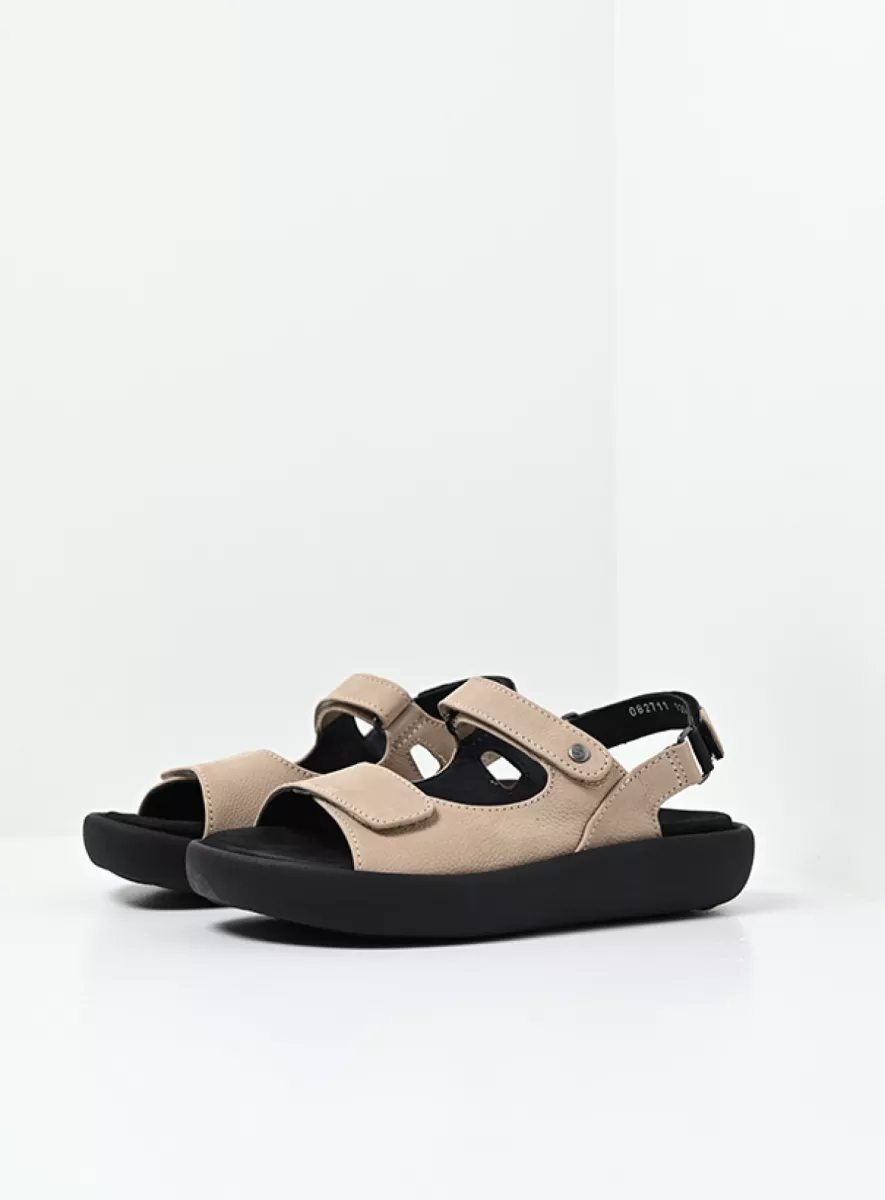 Wolky Sandalen 00827 Celine 11125 Nubukleder safari