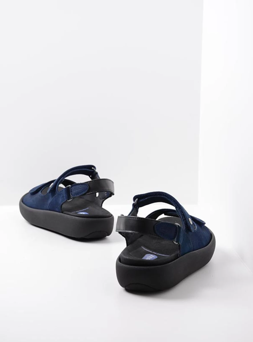 Wolky Sandalen 00827 Celine 11820 Nubukleder denimblau