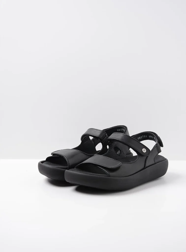 Wolky Sandalen 00827 Celine 31002 Leder schwarz