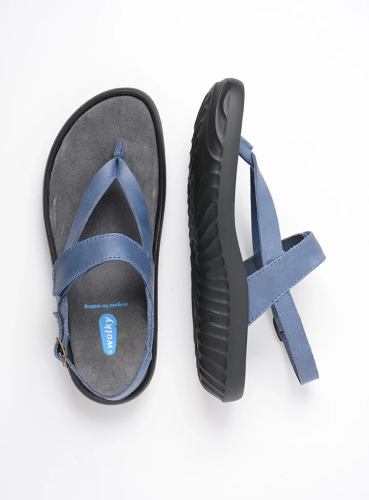 Wolky Sandalen 00882 Cebu 31840 Leder jeansblau