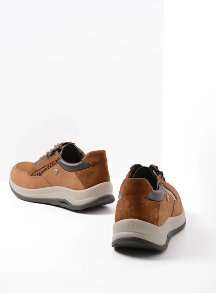 Wolky Sneakers 00975 Cupar 90431 Leder Kombi cognac