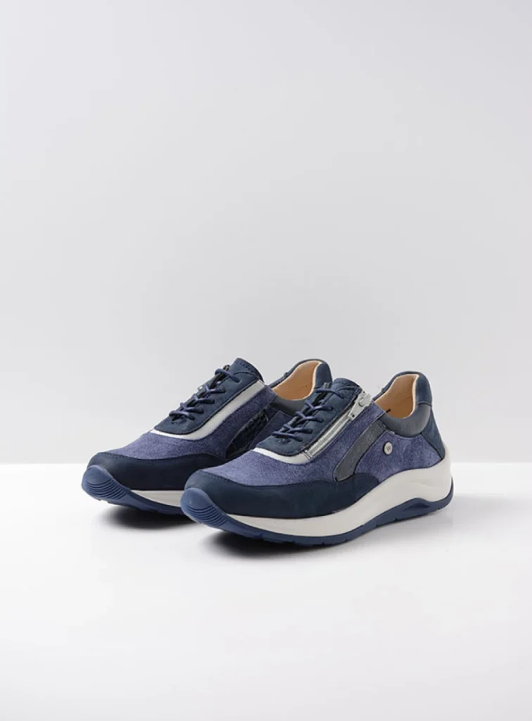 Wolky Sneakers 00975 Cupar 91820 Leder Kombi denim