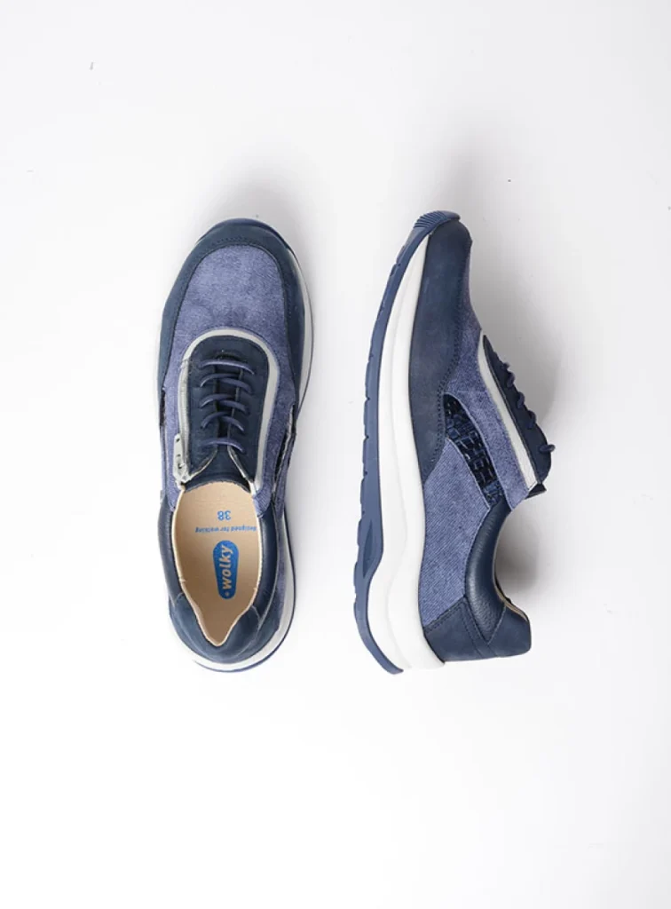 Wolky Sneakers 00975 Cupar 91820 Leder Kombi denim