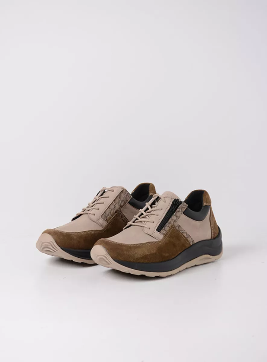 Wolky Sneakers 00979 Comrie 91126 Leder Kombi safari