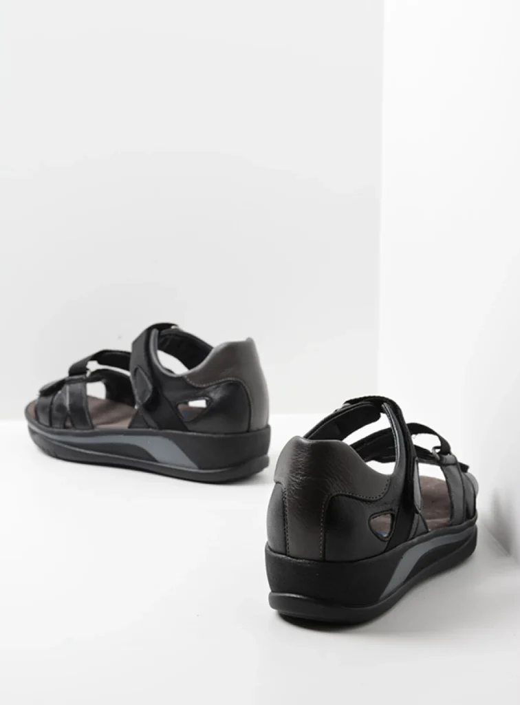 Wolky Sandalen 01055 Desh 30000 Leder schwarz