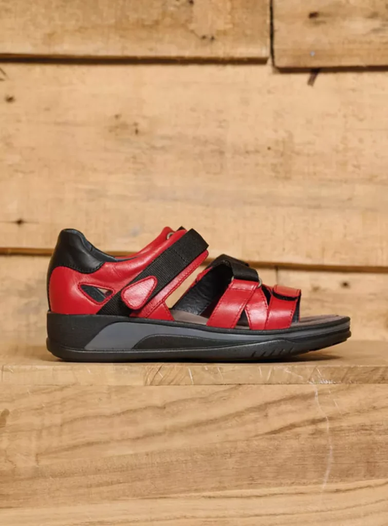 Wolky Sandalen 01055 Desh 30500 Leder rot