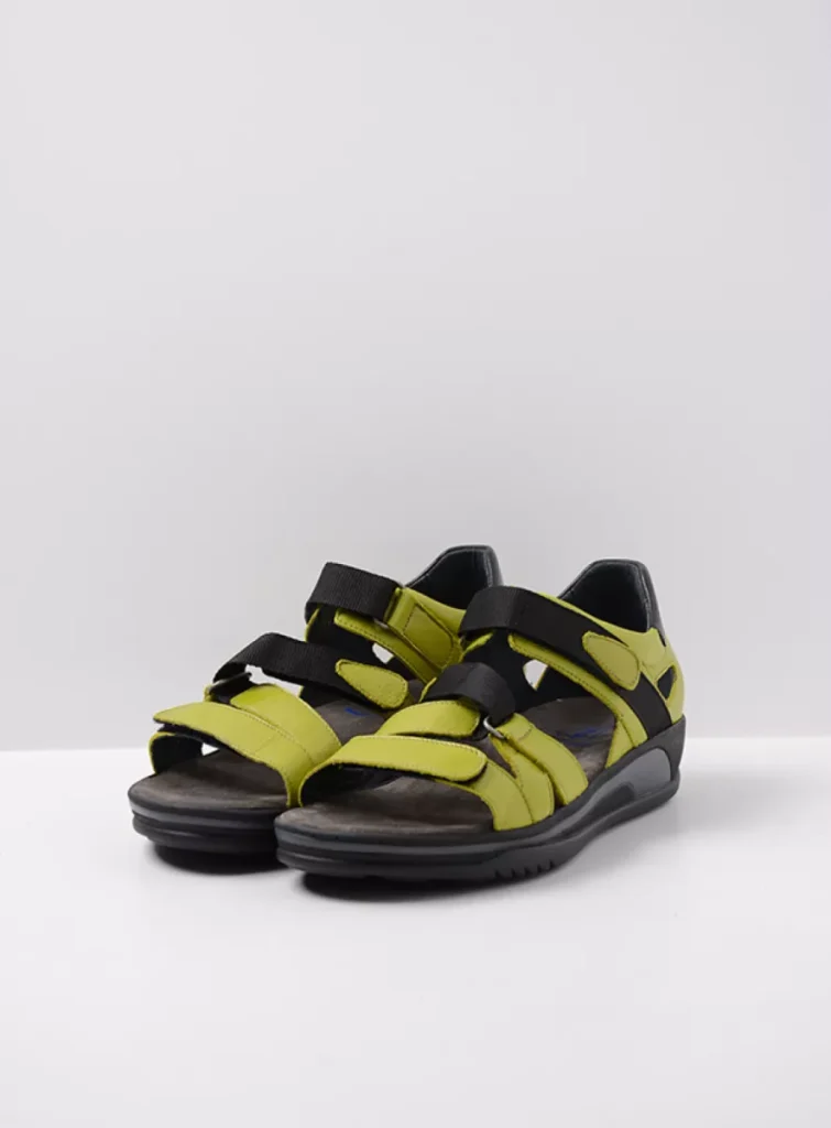 Wolky Sandalen 01055 Desh 30710 Leder olivgrün