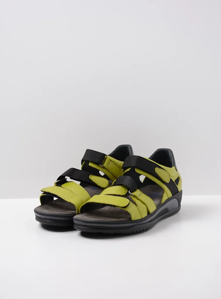 Wolky Sandalen 01055 Desh 30710 Leder olivgrün