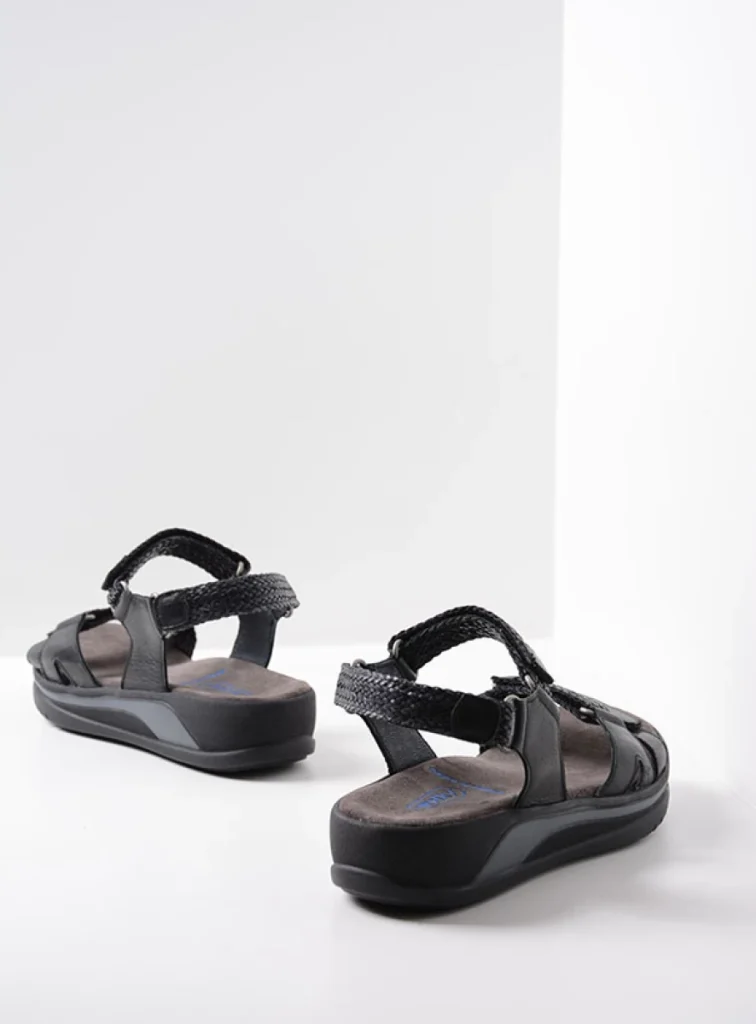 Wolky Sandalen 01056 Acula 31000 Leder schwarz