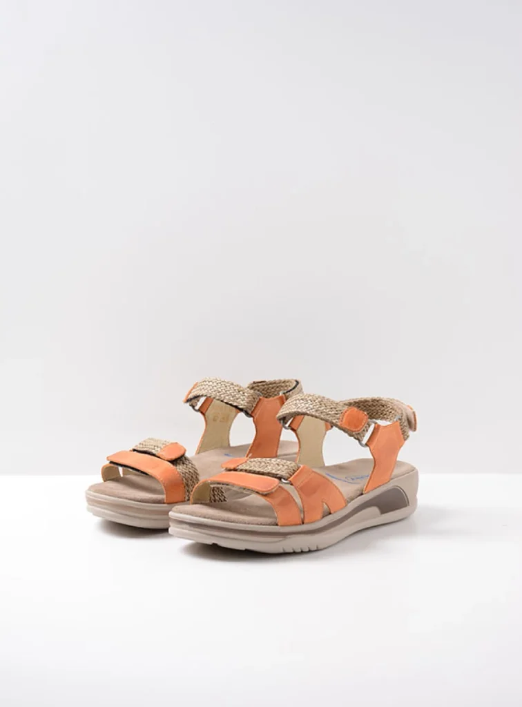 Wolky Sandalen 01056 Acula 31557 Leder orange