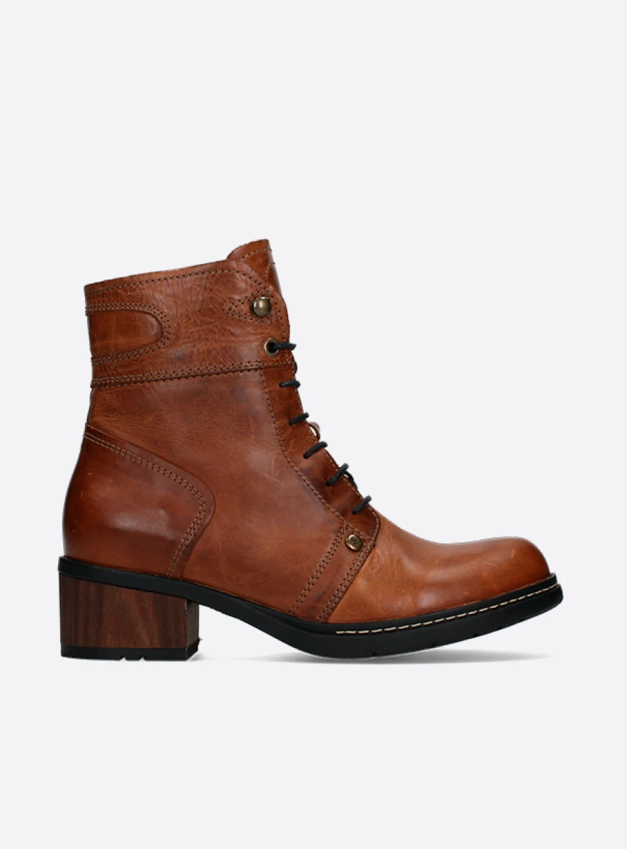 Wolky Stiefel 01260 Red Deer 30430 Leder cognac