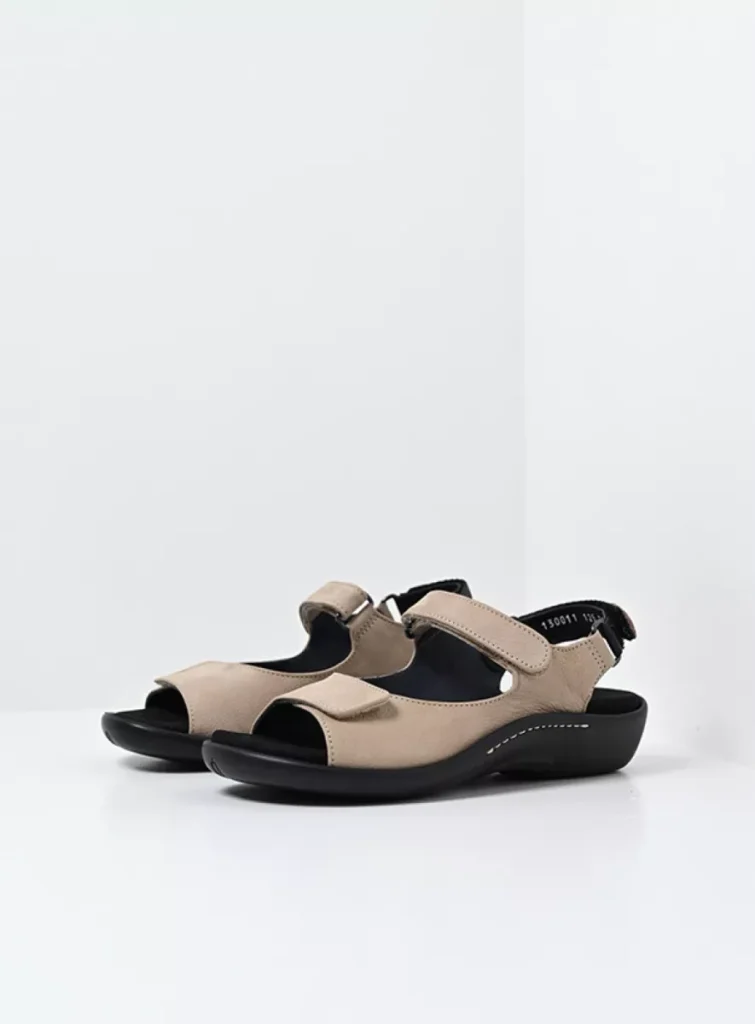 Wolky Sandalen 01300 Salvia 11125 Nubukleder safari