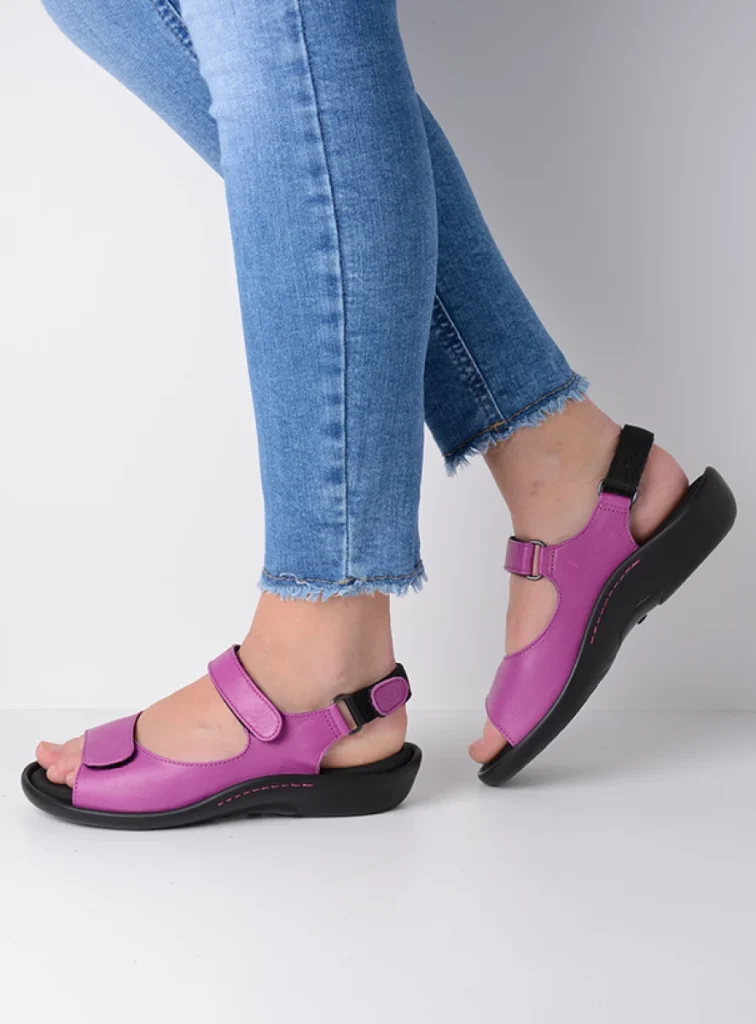 Wolky Sandalen 01300 Salvia 30660 Leder fuchsia