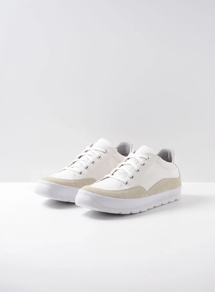 Wolky Sneakers 01425 Babati 94116 Canvas/Veloursleder gletscherweiß