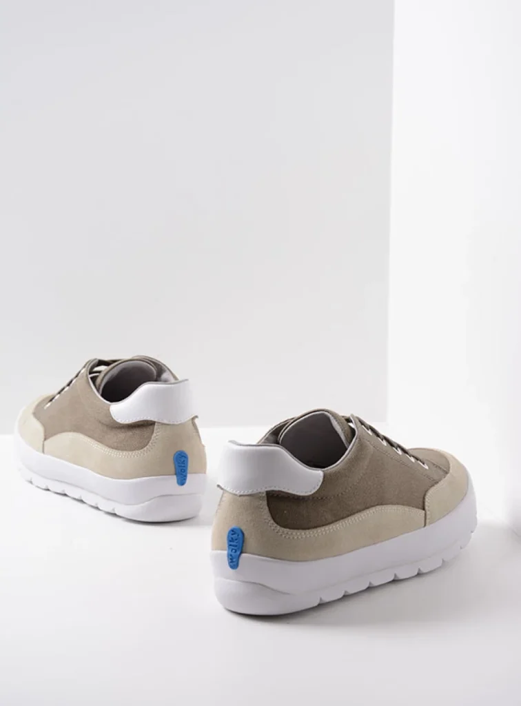 Wolky Sneakers 01425 Babati 94375 Canvas/Veloursleder khaki