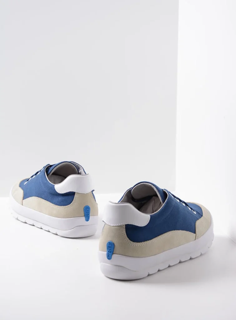 Wolky Sneakers 01425 Babati 94800 Canvas/Veloursleder blau