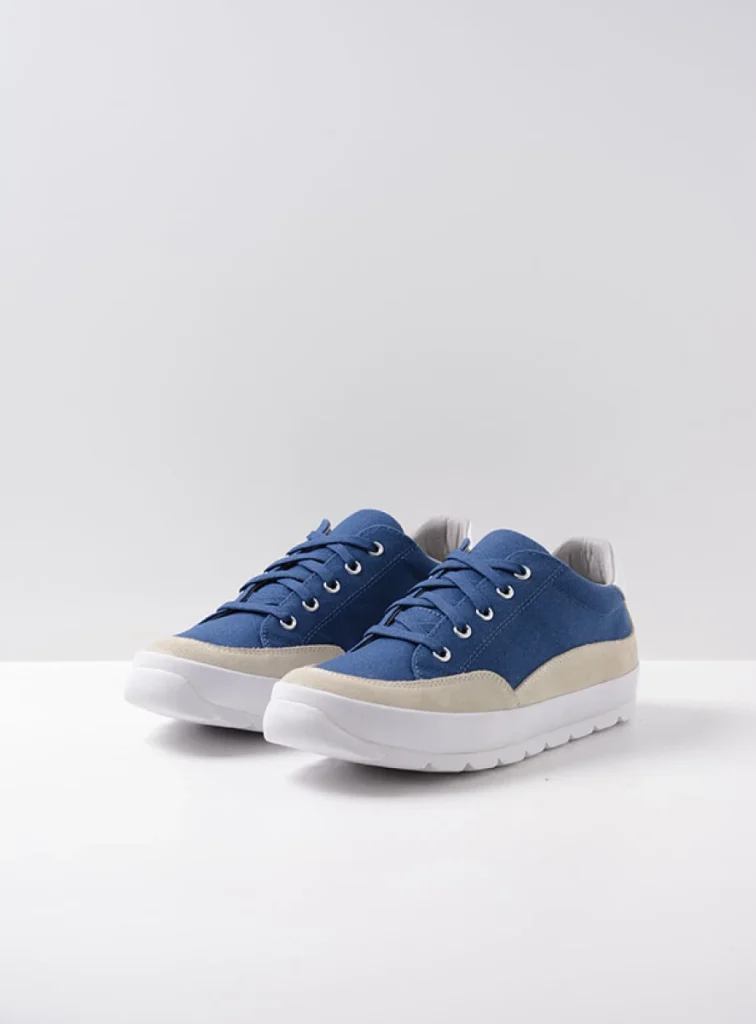 Wolky Sneakers 01425 Babati 94800 Canvas/Veloursleder blau