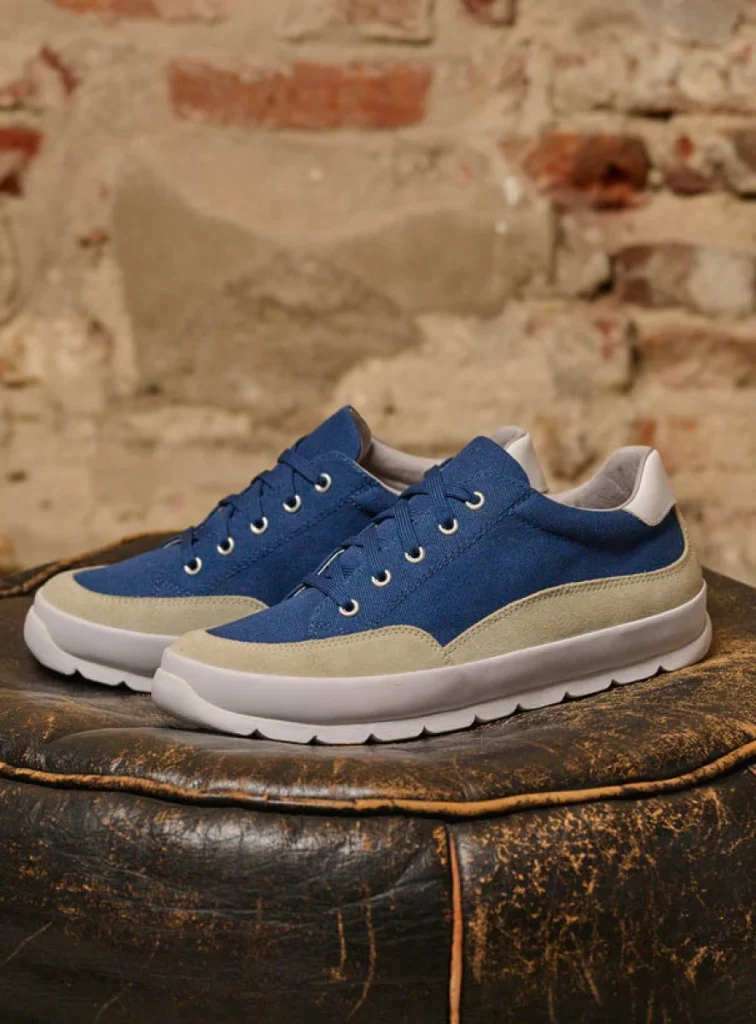 Wolky Sneakers 01425 Babati 94800 Canvas/Veloursleder blau