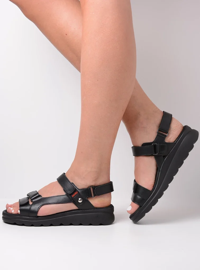 Wolky Sandalen 01525 Mile 50000 Leder schwarz