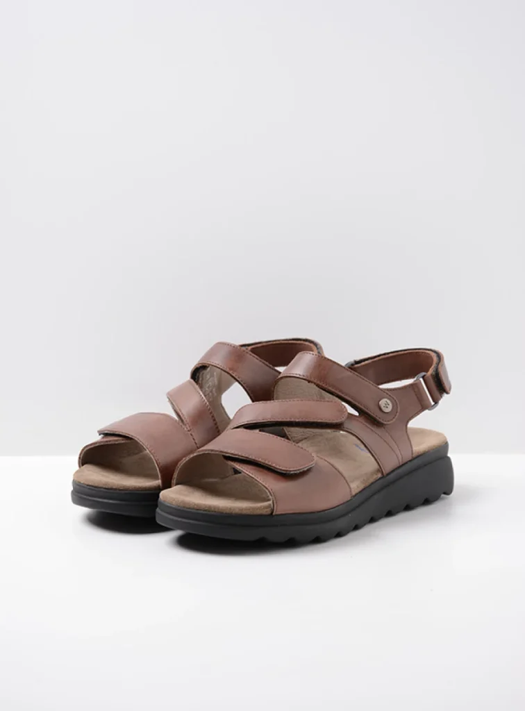 Wolky Sandalen 01526 Yard 50430 Leder cognac