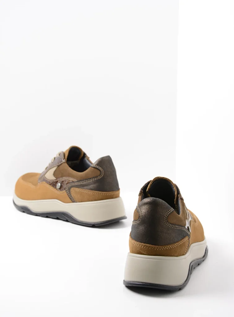 Wolky Sneakers 01580 Sappho 90431 Leder Kombi cognac