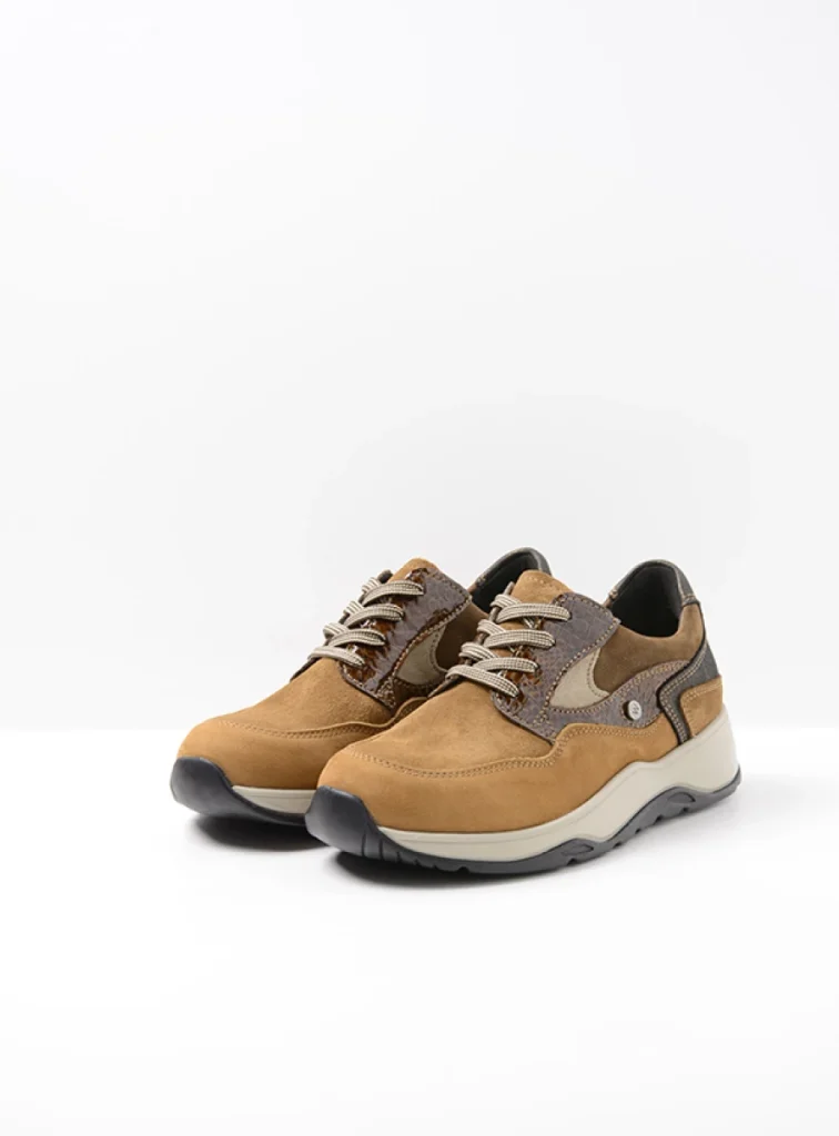 Wolky Sneakers 01580 Sappho 90431 Leder Kombi cognac