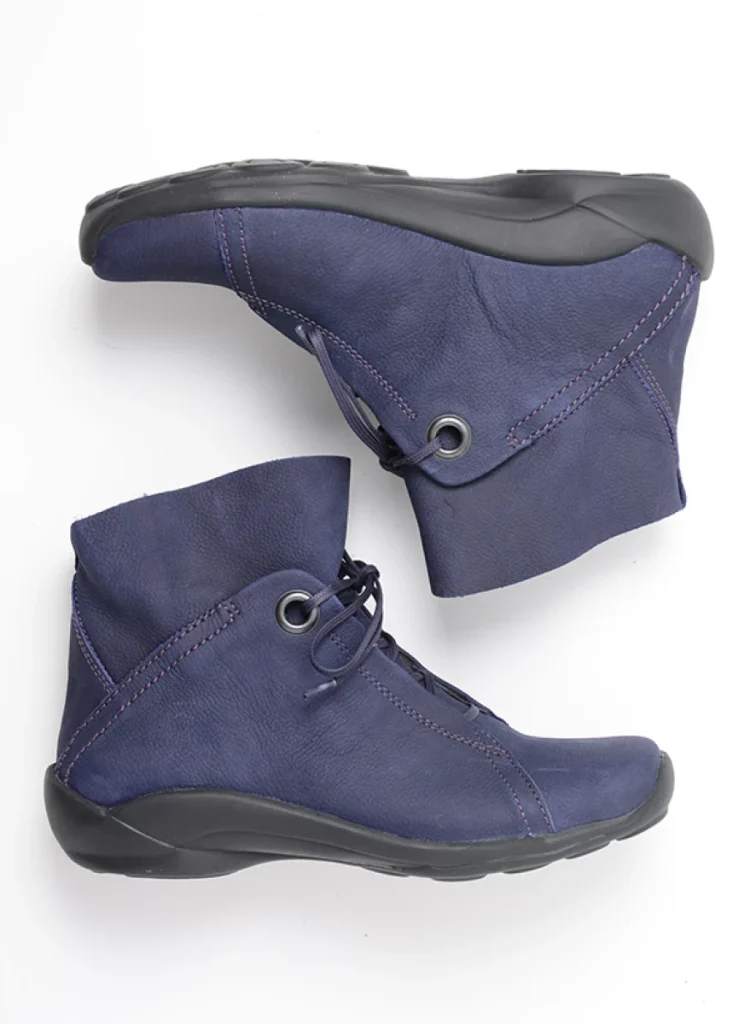 Wolky Hohe Schnürschuhe 01657 Diana 11600 Nubukleder violett