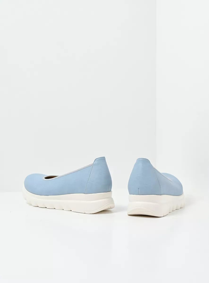 Wolky Ballerinas 02126 Snallerina F2F 82806 biocare hellblau