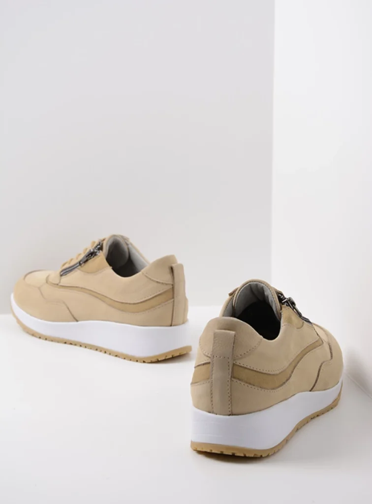 Wolky Sneakers 02278 Sprint 11390 Nubukleder beige