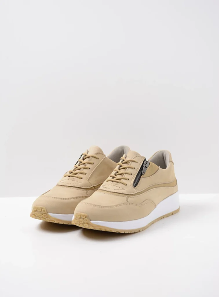 Wolky Sneakers 02278 Sprint 11390 Nubukleder beige