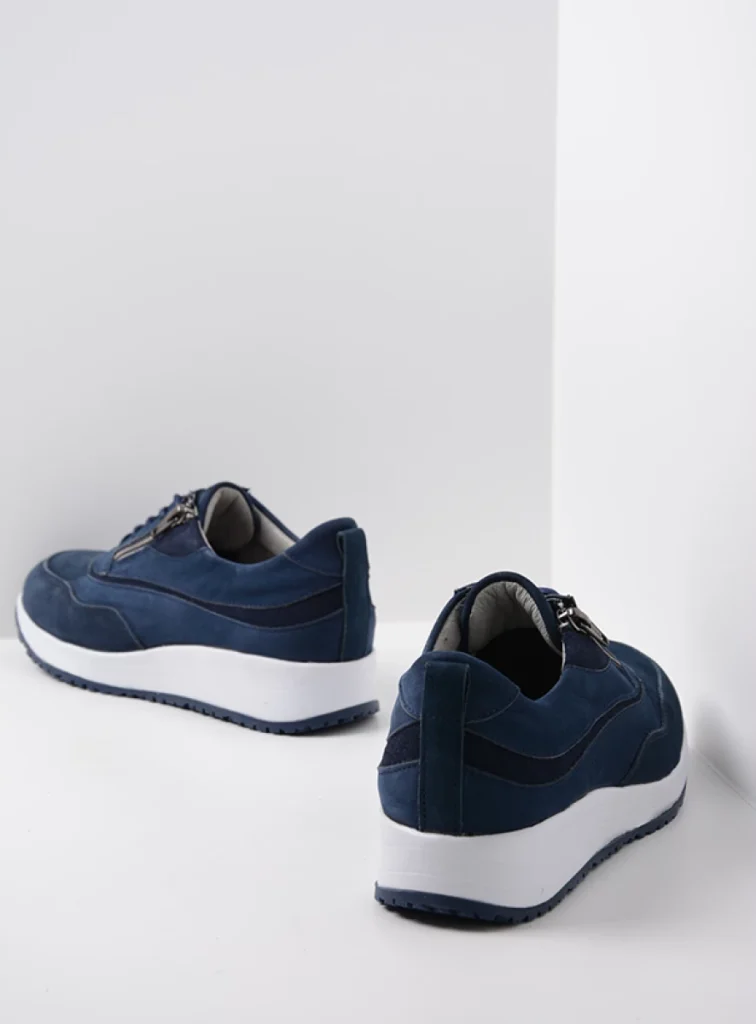 Wolky Sneakers 02278 Sprint 11820 Nubukleder denimblau