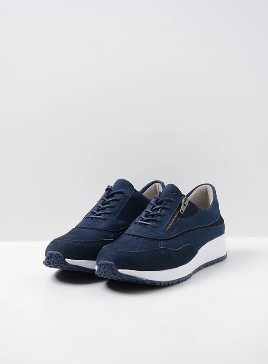 Wolky Sneakers 02278 Sprint 11820 Nubukleder denimblau