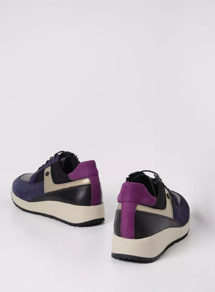 Wolky Sneakers 02279 Hammer 92601 Leder Kombi violett