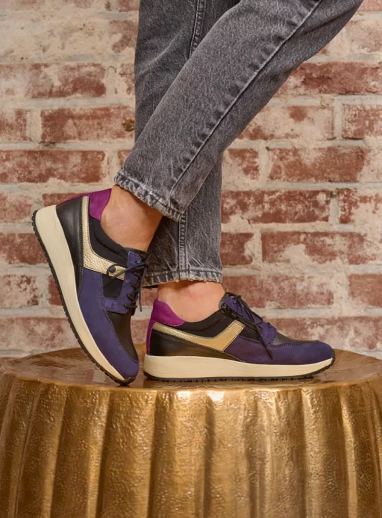 Wolky Sneakers 02279 Hammer 92601 Leder Kombi violett