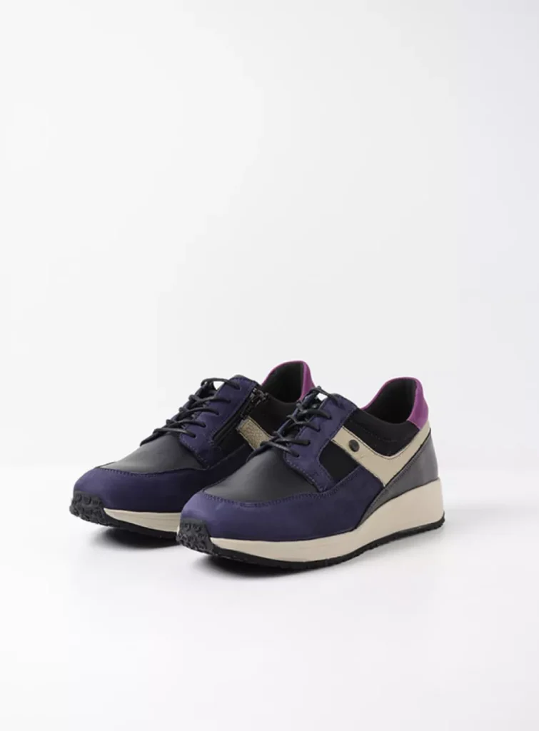 Wolky Sneakers 02279 Hammer 92601 Leder Kombi violett