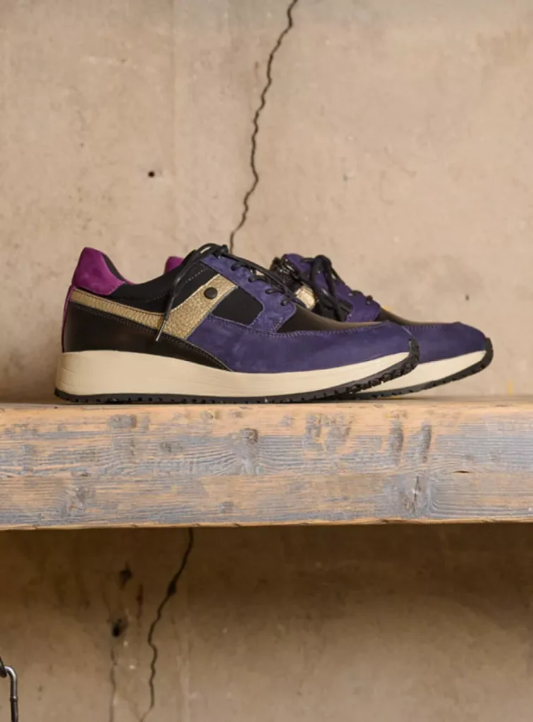 Wolky Sneakers 02279 Hammer 92601 Leder Kombi violett