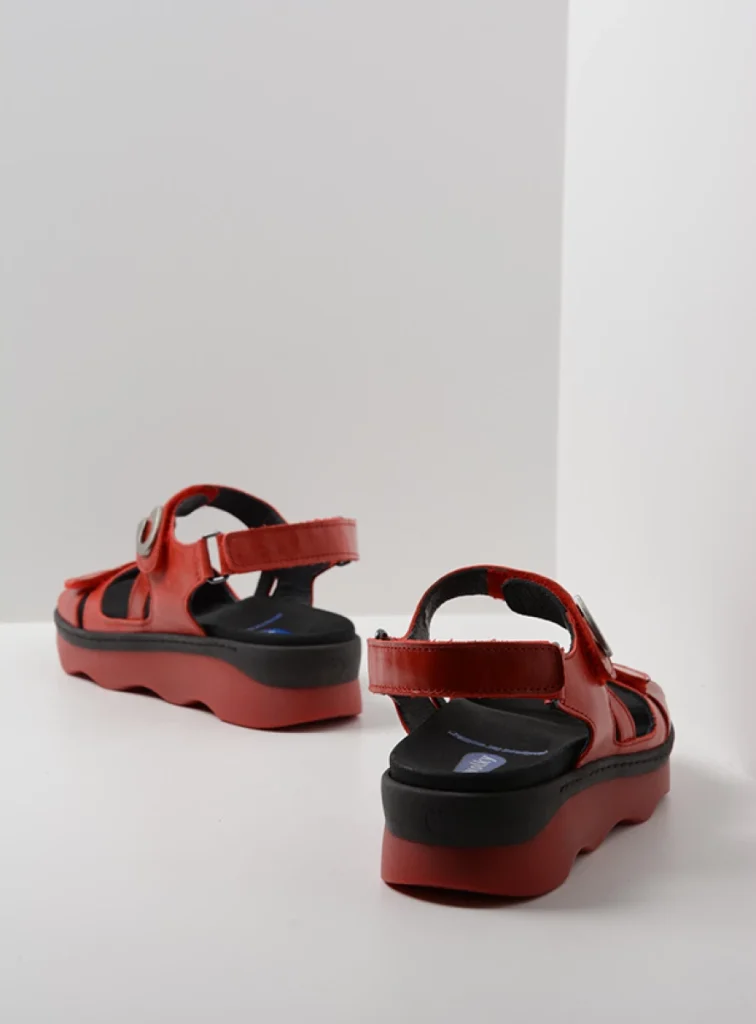 Wolky Sandalen 02350 Medusa 33500 Leder rot