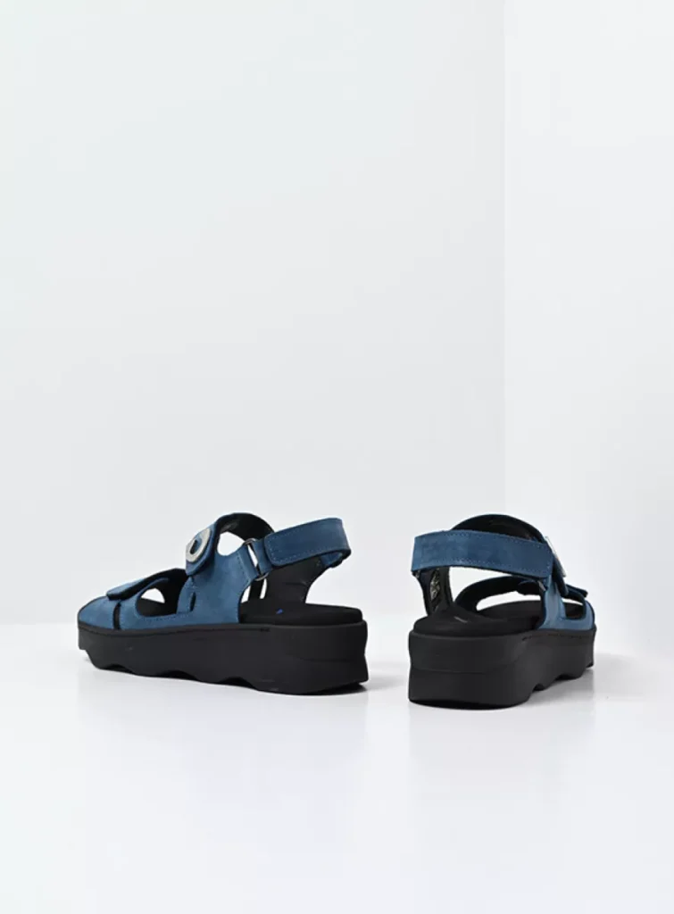 Wolky Sandalen 02350 Medusa 36804 Effekt-Leder blau