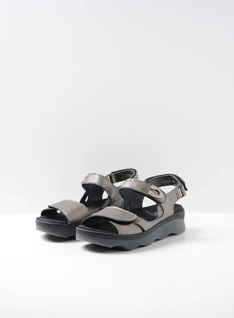 Wolky Sandalen 02350 Medusa 71210 Leder anthrazit