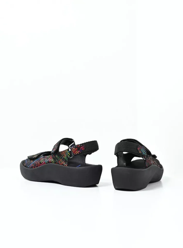 Wolky Sandalen 03204 Jewel 72970 Leder multi schwarz