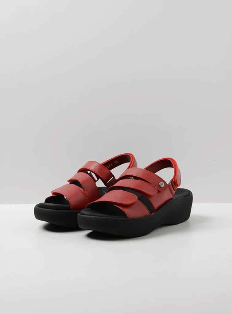 Wolky Sandalen 03223 Avalon 30500 Leder rot